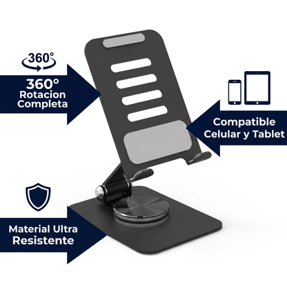 Beneficios y features — Soporte Giratorio 360°