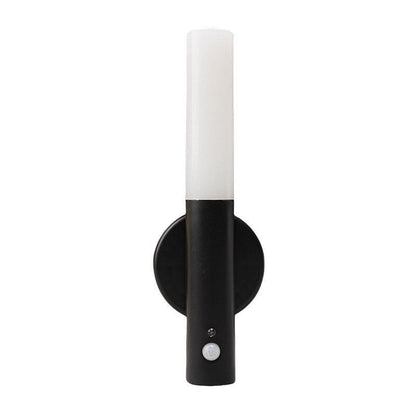 Lámpara antorcha magnética de pared en color negro con sensor de movimiento