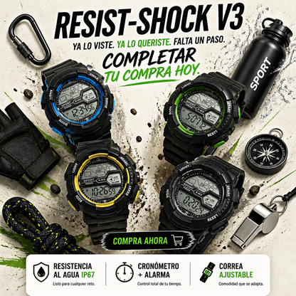 Reloj Deportivo Resist-Shock V3 Digital Sport —ULTIMAS 7 UNIDADES