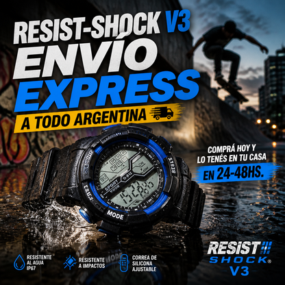 Reloj Deportivo Resist-Shock V3 Digital Sport —ULTIMAS 7 UNIDADES