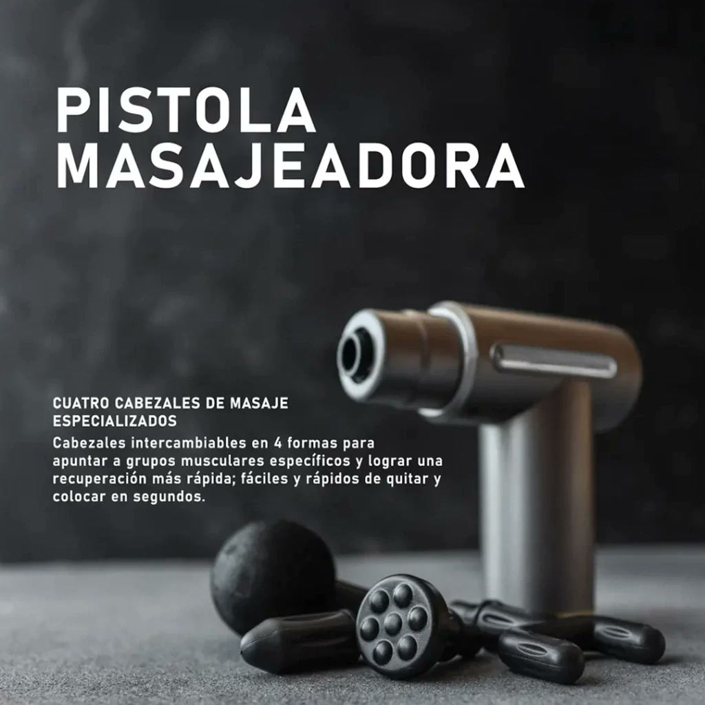 Pistola Masajeadora - texto publicitario