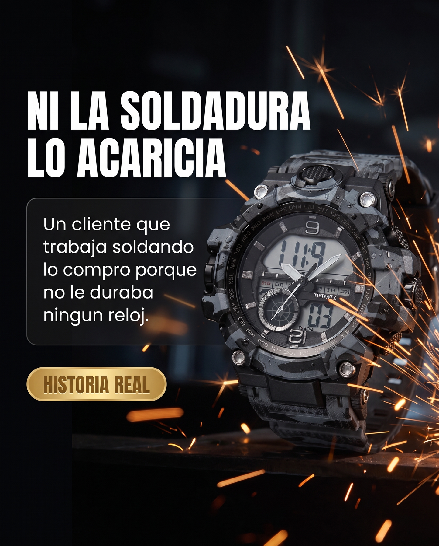 Reloj Táctico Resist-Shock V4 — Waterproof · Antigolpes · Calidad Premium