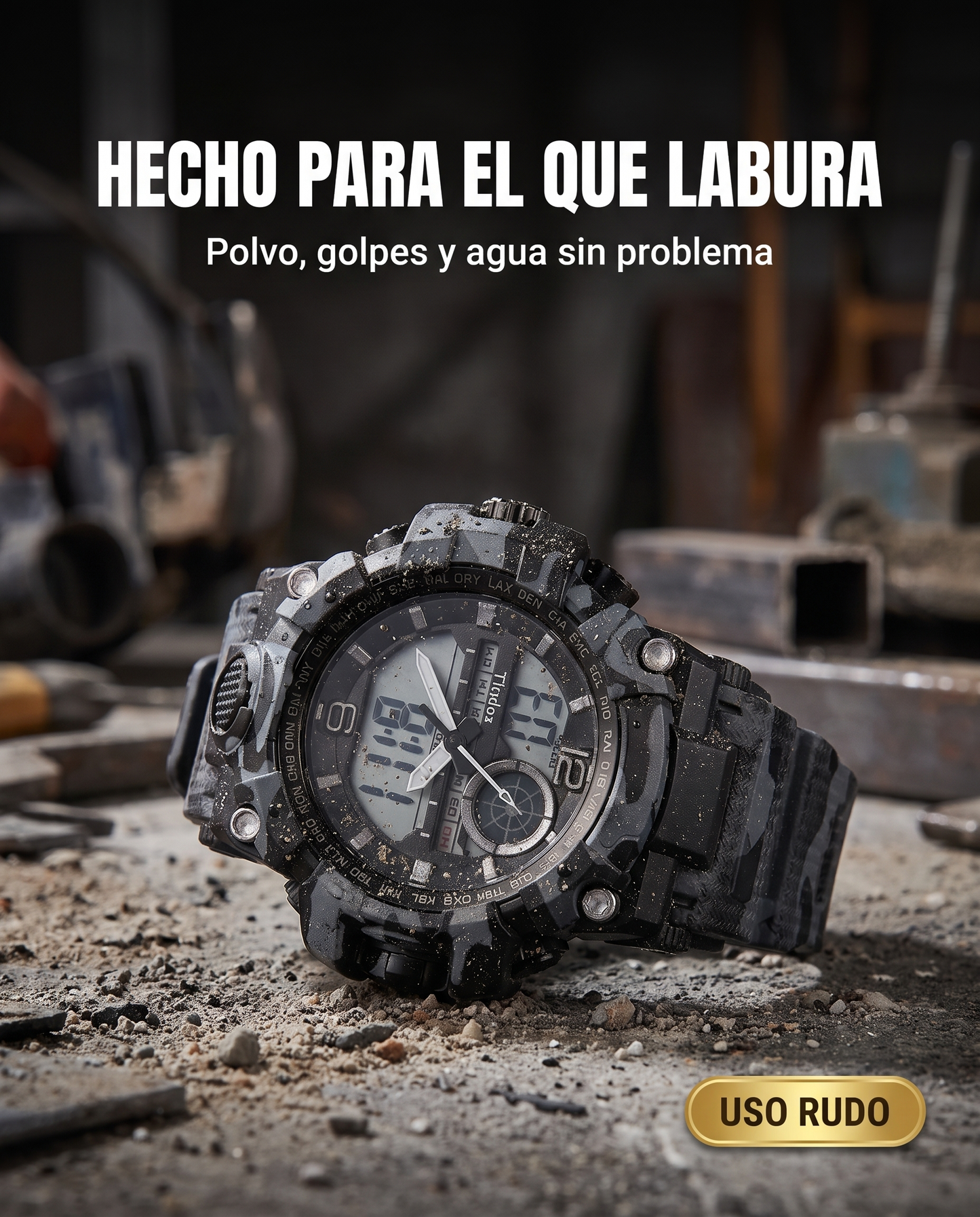 Reloj Táctico Resist-Shock V4 — Waterproof · Antigolpes · Calidad Premium