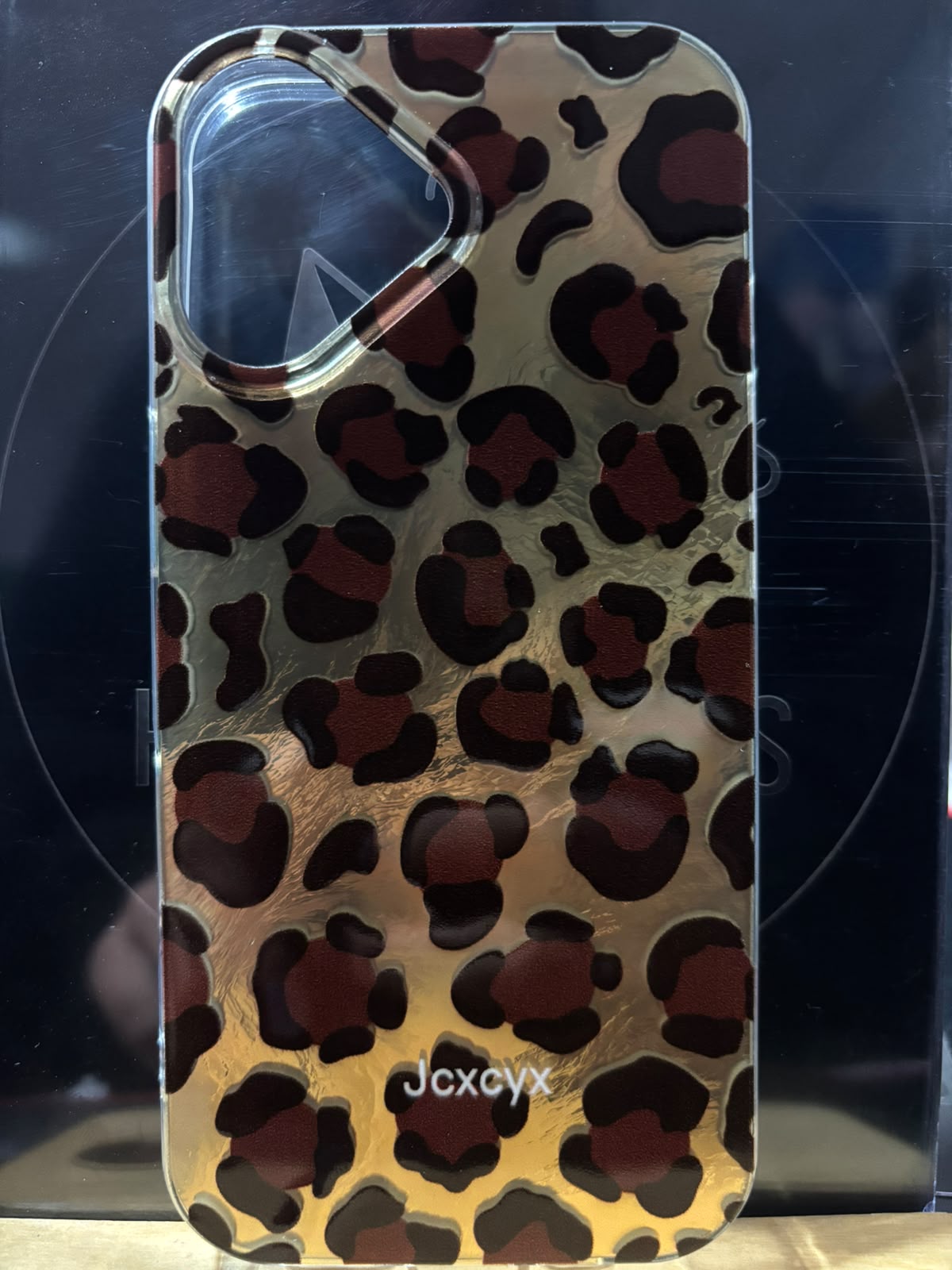 Funda animal print leopardo clásico para iPhone 17