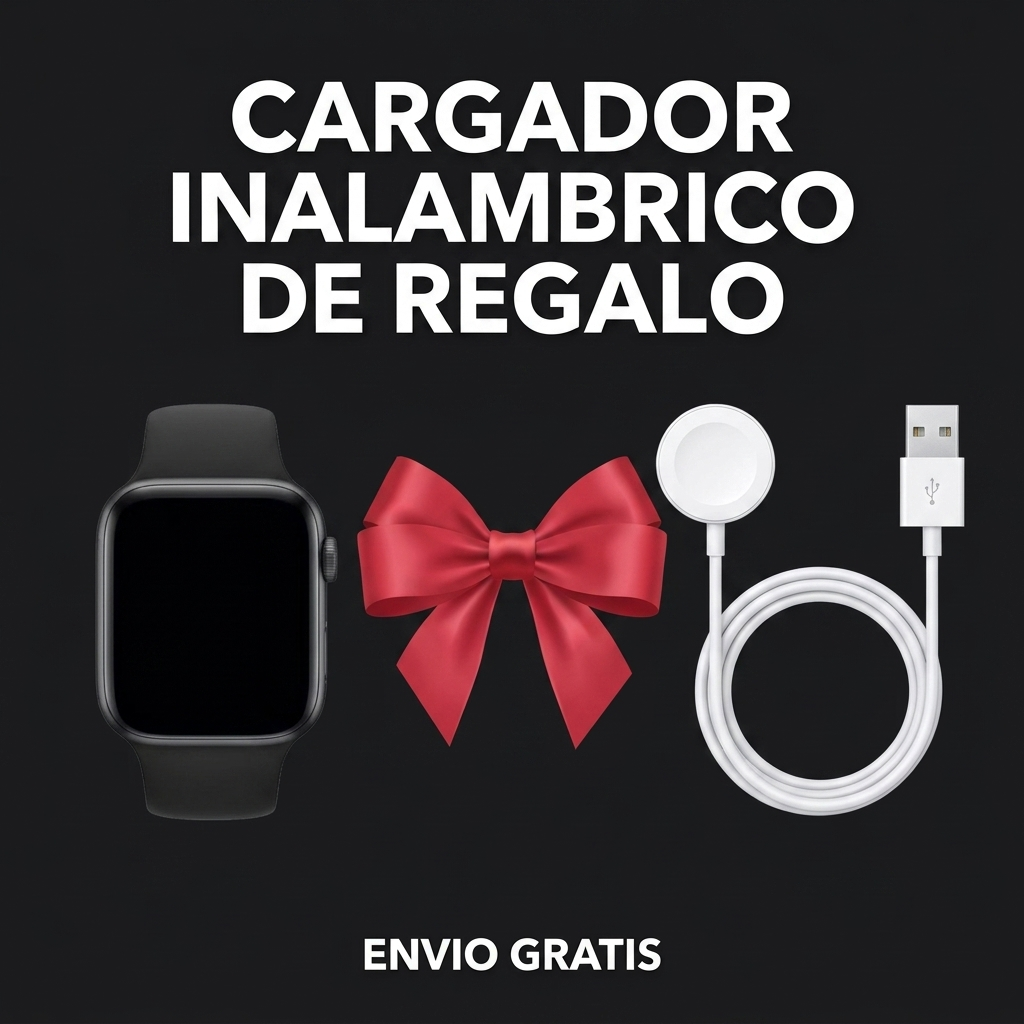 SmartWatch FitPro con cargador inalambrico de regalo y envio gratis