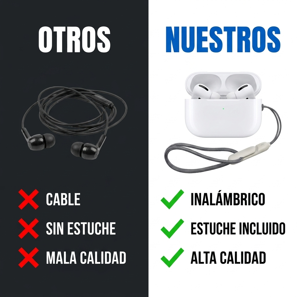 AirPods In-Ear Pro - comparacion otros vs nuestros