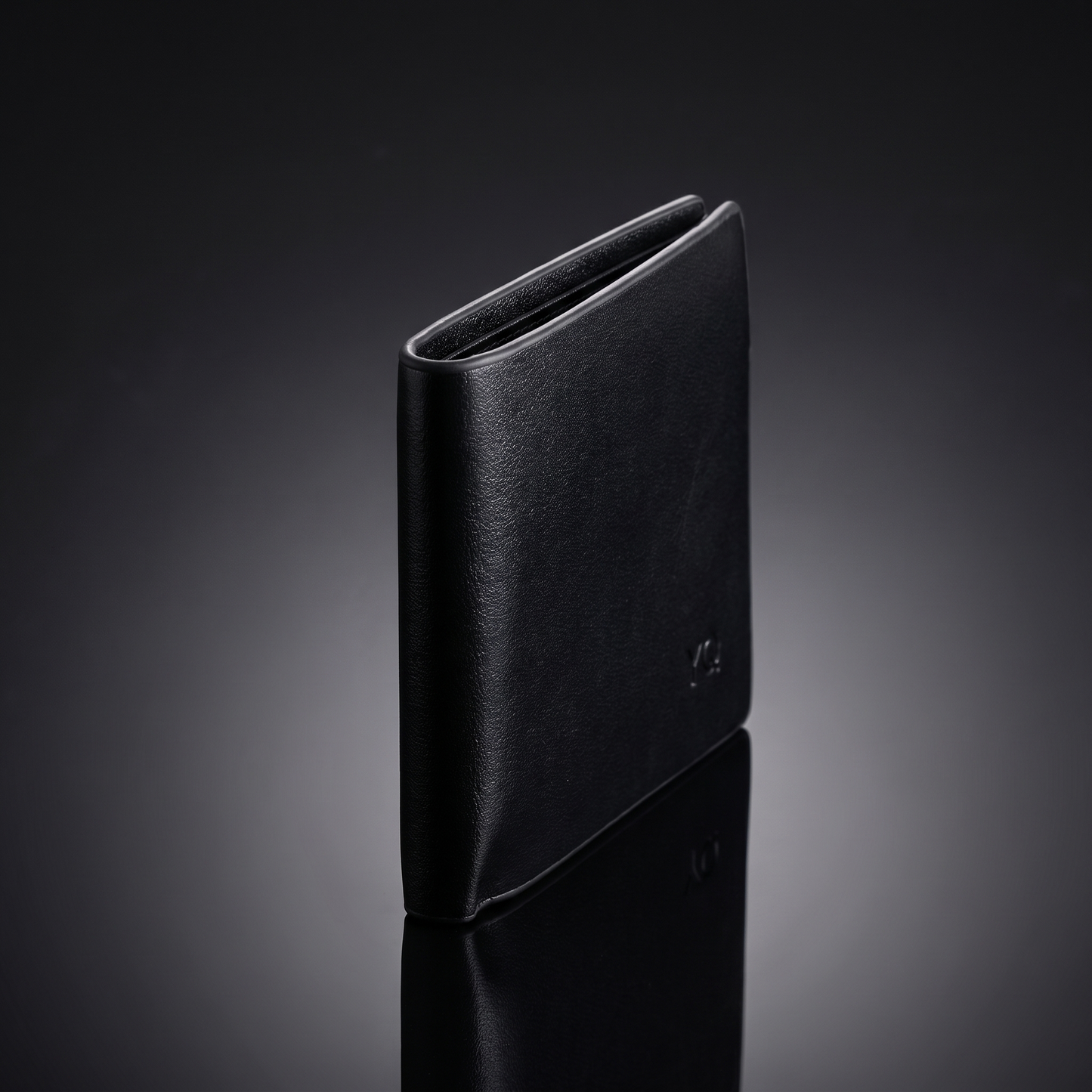 Billetera YQ perfil ultra delgada slim simil cuero