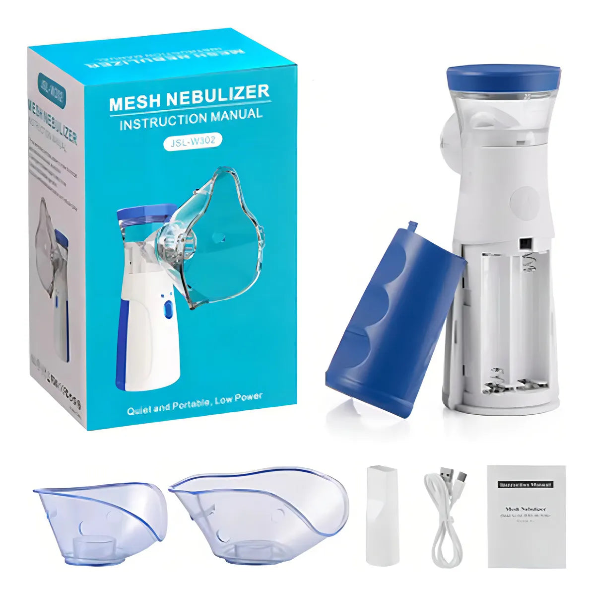 Nebulizador Mesh Portátil - caja completa